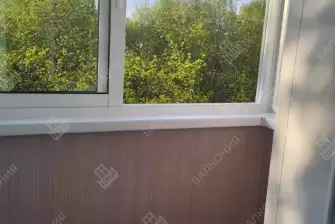Пример работы: остекление балкона в Красногорске
