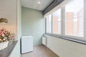 Комбинированная обшивка балкона Москва