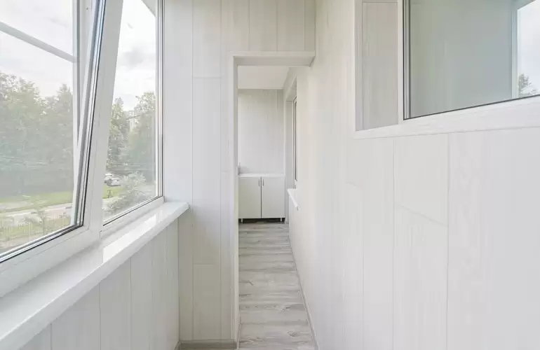 Отделка лоджии мдф панелями